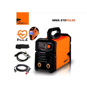 Zváračka PANTERMAX MMA215PULSE + sada káblov + kukla 