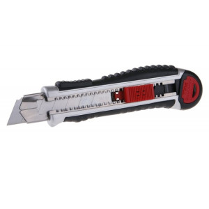 Nôž odlamovací kovové telo 25mm + 5ks čepelí