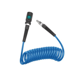 Špirálová PU hadica AIRCRAFT 3m Ø5/8mm 10bar s rýchlospojkou