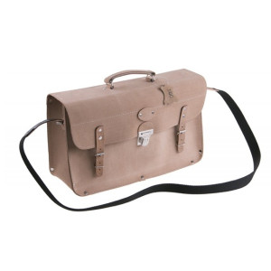 Brašňa kožená s vystuženým dnom 24x43x15cm