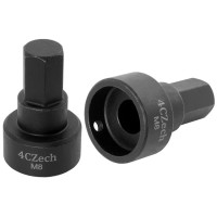 Držiak pre závitové očko M6 so 6-hrannou stopkou 10mm