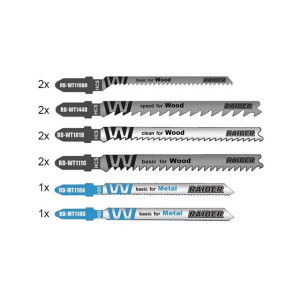 Rezné plátky pre priamočiaru pílu "T" stopka TOPMASTER sada 10ks