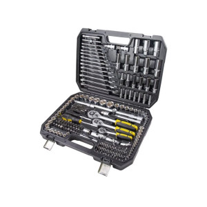 1/4" + 3/8 " + 1/2 " 216-dielna sada náradia TOPMASTER 4 -32mm + 3 račne + kľúče