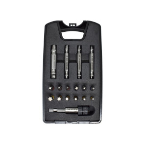 Sada na vyťahovanie poškodených skrutiek, vrutov 17-dielna