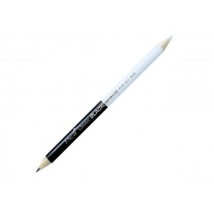 Ceruzka obojstranná drevená čierno-biela