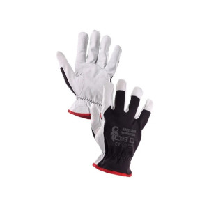 Rukavice čierno-biele TECHNIK PLUS č.9