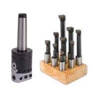 Vyvrtávacia hlava 10-125mm MK4 + nože 9ks