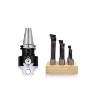 Vyvrtávacia hlava 15-320mm SK40 DIN69871 + nože 6ks
